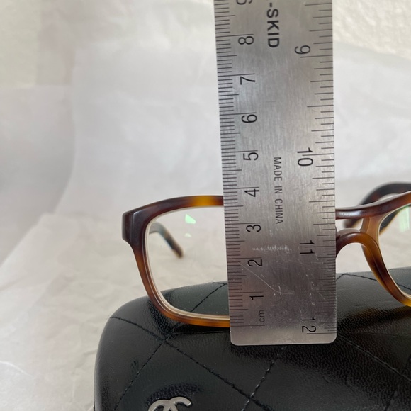 Chanel reading Glasses brown clear CC logo bendable links Case Frames Eyeglasses - Picture 13 of 14